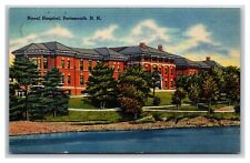 1943 Naval Hospital, Portsmouth, NH Postcard UNPOSTED picture