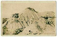 Badland Buttes, North Dakota 1925 RPPC picture