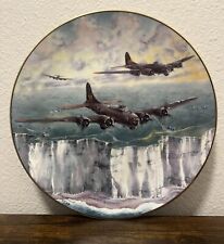 Paralyzed Veterans of America PVA Sortie at Dawn Collectible Plate WWII B-17 picture