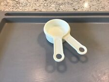 Lot  Of 2 Vintage Rubbermaid Plastic Replacement Measuring Cups 1/3 & 1/2 Cup picture