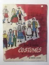 How to Make Costumes for School Plays and Pageants 1946 by Rit Dye Nice Shape  picture