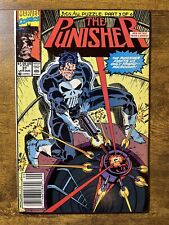 THE PUNISHER 37 NEWSSTAND MARK TEXEIRA COVER MARVEL COMICS 1990 picture