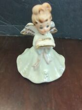 Rare Pink June Birthday Angel Pink Pillow Made In Japan Ceramic Figurine picture