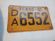 Vintage 1951 Texas License Plate 0122 picture