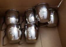 6 Patron Tequila Stainless Moscow Mule Barware Bee Logo Shaped Handle picture