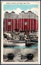 Postcard Hudson Terminal And Tubes New York City NY V47 picture