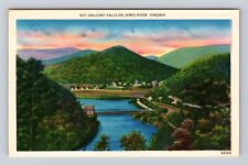 James River VA-Virginia, Balcony Falls, Antique, Vintage Souvenir Postcard picture