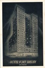 Hotel Fort Shelby in Detroit, Michigan MI antique unposted postcard picture
