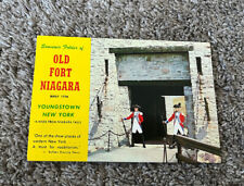 Old Fort Niagra Souvenir Postcard Book Revolutionary War Youngstown New York NY picture
