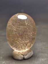 50crt full rare golden Rutile included quartz cut peice for jewelry from Pak picture