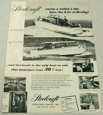 1951 Print Ad Steelcraft Boats Made in West Haven,CT picture