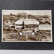 Weymouth England Multiple View Vintage Real Photograph Postcard RPPC Unposted picture