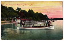 Fair View on the Patapsco River Boat Sunset People Baltimore MD c1900s Postcard picture