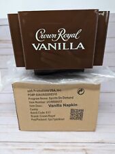 Crown Royal Vanilla Bar Napkin Straw Holder Bar Caddy Mancave 7.5”x5.5” picture
