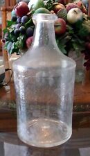 Circa 1820 Pontil Utility Bottle Clear Rare Lip  Bottle measures 6.5 inches tall picture