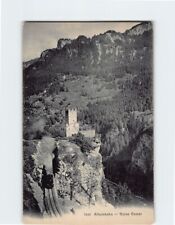 Postcard Ruine Campi, Albulabahn, Switzerland picture