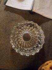Vintage Heavy Glass Ashtray picture