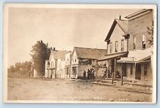 Pine Island Minnesota MN Postcard RPPC Photo Main Street 1883 Drug Store Antique picture