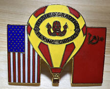 Vintage ROSIE O'GRADY'S FLYING CIRCUS Hot Air Balloon USA/SOVIET UNION Lapel Pin picture