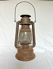 Vintage Atlantic Tubular Kerosene Lantern with Match Striker picture