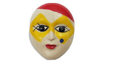 Vintage Harlequin Face Pin Brooch E6 picture