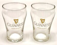 Guinness Harp Tasting Glass - 7 Oz - Set of Two (2) Glasses - New & F/S NOS Rare picture