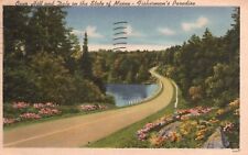 Postcard ME Over Hill & Dale in Maine Fishermans Paradise 1958 Vintage PC b4119 picture