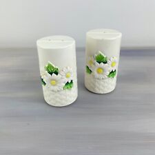 Vintage Shafford Japan Daisy Flowers Salt and Pepper Shakers picture