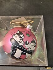 WB Vintage NIB Pepe Le Pew And Penelope Christmas Ornament picture