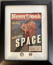 John Glenn Astronaut and Senator. Signed Newsweek Back Into Space 10/26/98 w COA picture