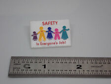 Safety Is Everyone's Job Vintage Lapel Pin picture