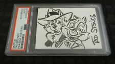 Tad Stones Disney Chip Dale Rescue Rangers sketch signed autographed psa slabbed picture