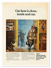 Print Ad American Gas Clean Inside & Out Sheltie Vintage 1972 Advertisement picture