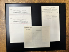 Vintage 100+ Year Old Vermont Quotes Invoices Billing Orders 5 pieces Ships FREE picture