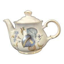 Vintage Royal Oak Floral Porcelain Teapot With Gold Trim picture