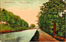 Netcong New Jersey along the canal 1907 postcard a67 picture