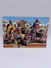 VTG Unused Postcard Ndebele African Tribe Of Mopoch Villiage Beautiful Image PC picture