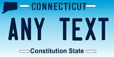Connecticut License Plate Personalized 