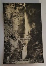 Multnomah Water Falls Real Photo Postcard Columbia River Hwy Oregon 1920s RPPC picture