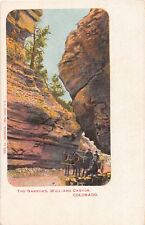 J39/ Williams Canyon Colorado Postcard c1910 Horse Buggy The Narrows 25 picture
