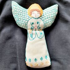 Vintage Stuffed Embroidered Angel 9