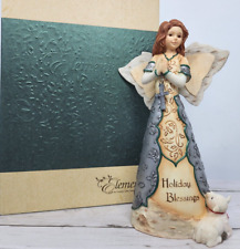 Elements 2007 Holiday Blessings Angel Holding a Cross/with Sheep, New in Box picture