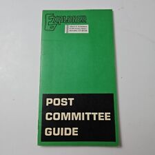 1969 Explorer Post Committee Guide Vintage Boy Scouts of America BSA Book picture