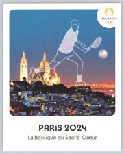 Tennis POSTCARD Paris France 2024 Official Olympic and Paralympic Games picture