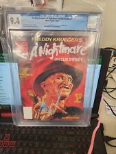 Freddy Krueger's A Nightmare on Elm Street #1 CGC 9.4 NM+ White Pages 1989 picture
