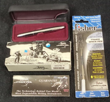 Fisher Space Pen Original Classic Chrome Bullet Pen in Box w Case & Extra Refill picture