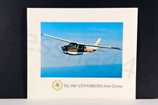 CESSNA 1967 CENTURIONS OEM Brochure Aircraft Factory Vintage ART Color USA Gift picture