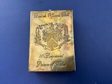 British WW1 Era Officer's Club Cigarette Box, 4th Regiment, Prince Of Wales picture