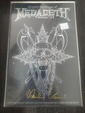 CRYPTIC WRITINGS OF MEGADETH VOLUME 1 LEATHER PREMIUM EDITION 1997 SIGNED COA picture