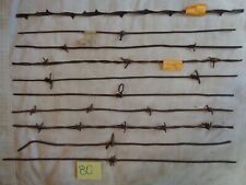Antique Barbed Wire, 10 DIFFERENT PIECES, Excellent starter bundle #Bdl 80 picture